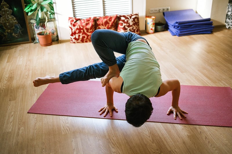 Outdoor Yoga Pose